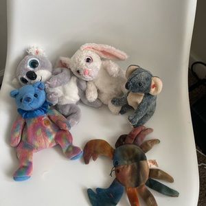 Lot of 5 small plushies